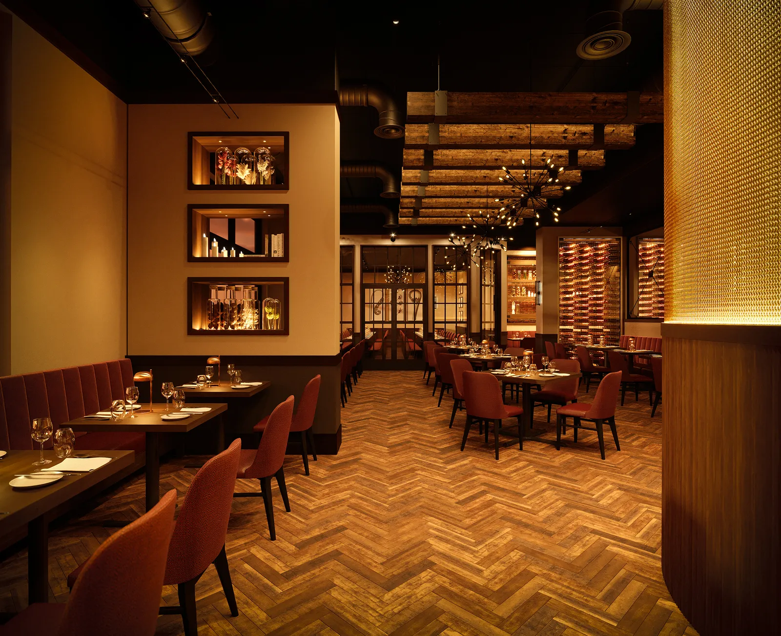 Our render: The dining room