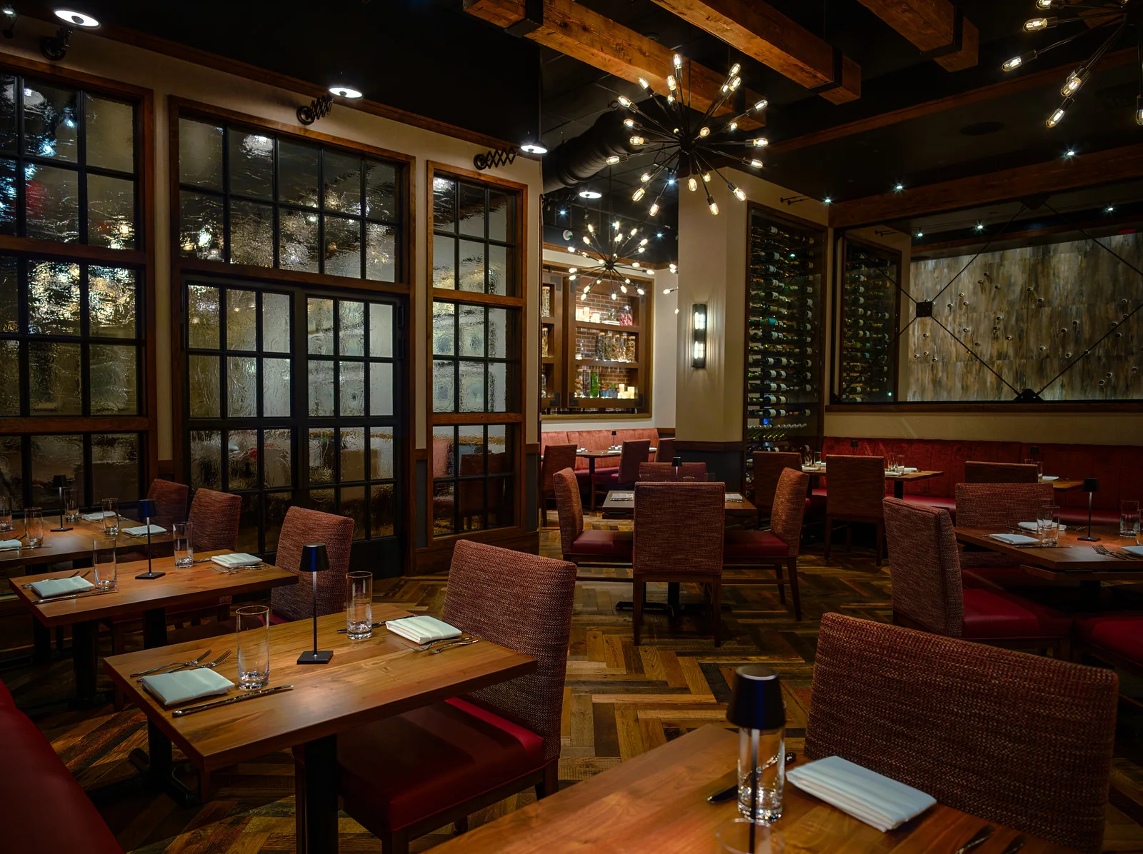 As built: The dining room