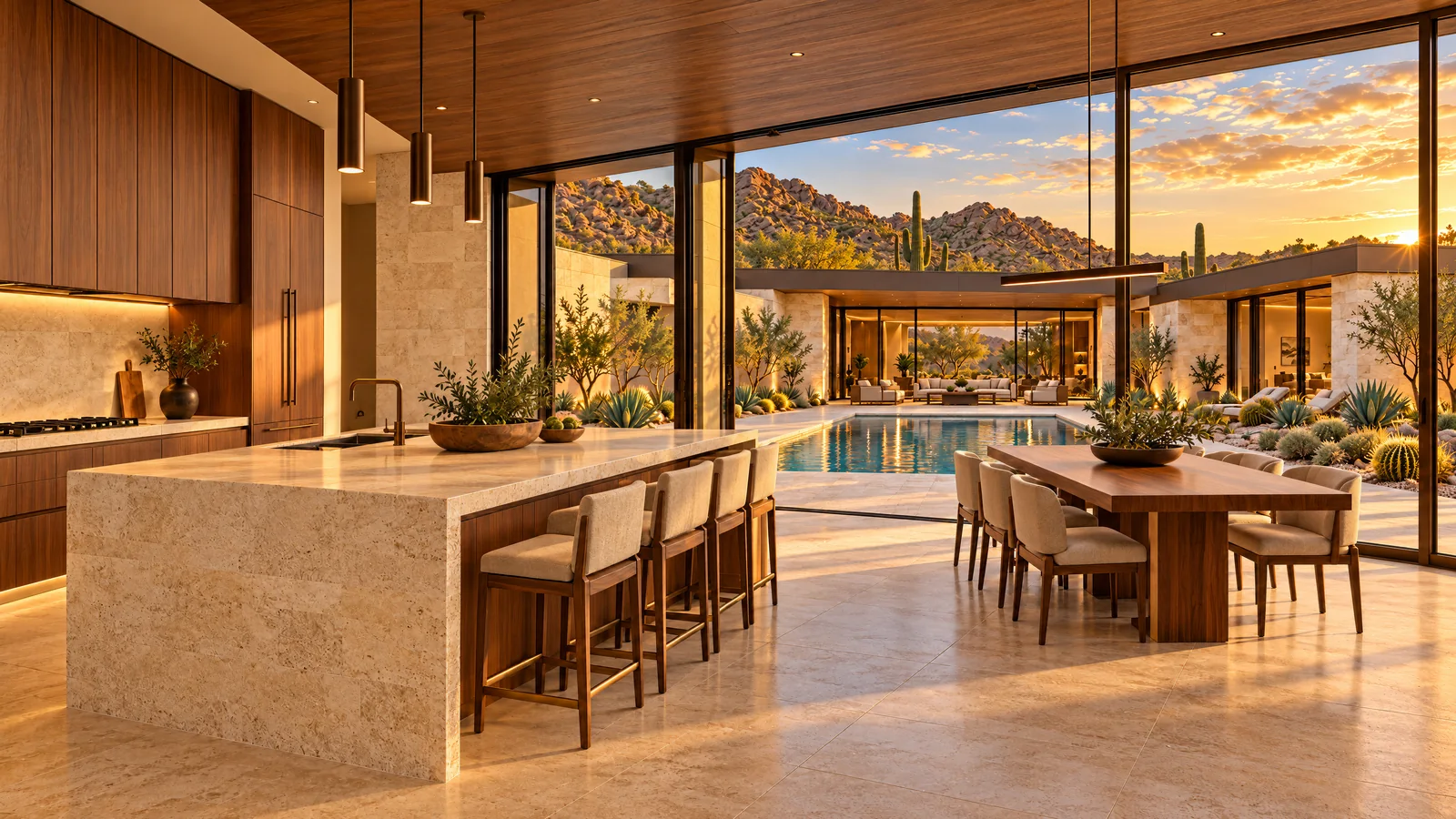 Kitchen and dining
