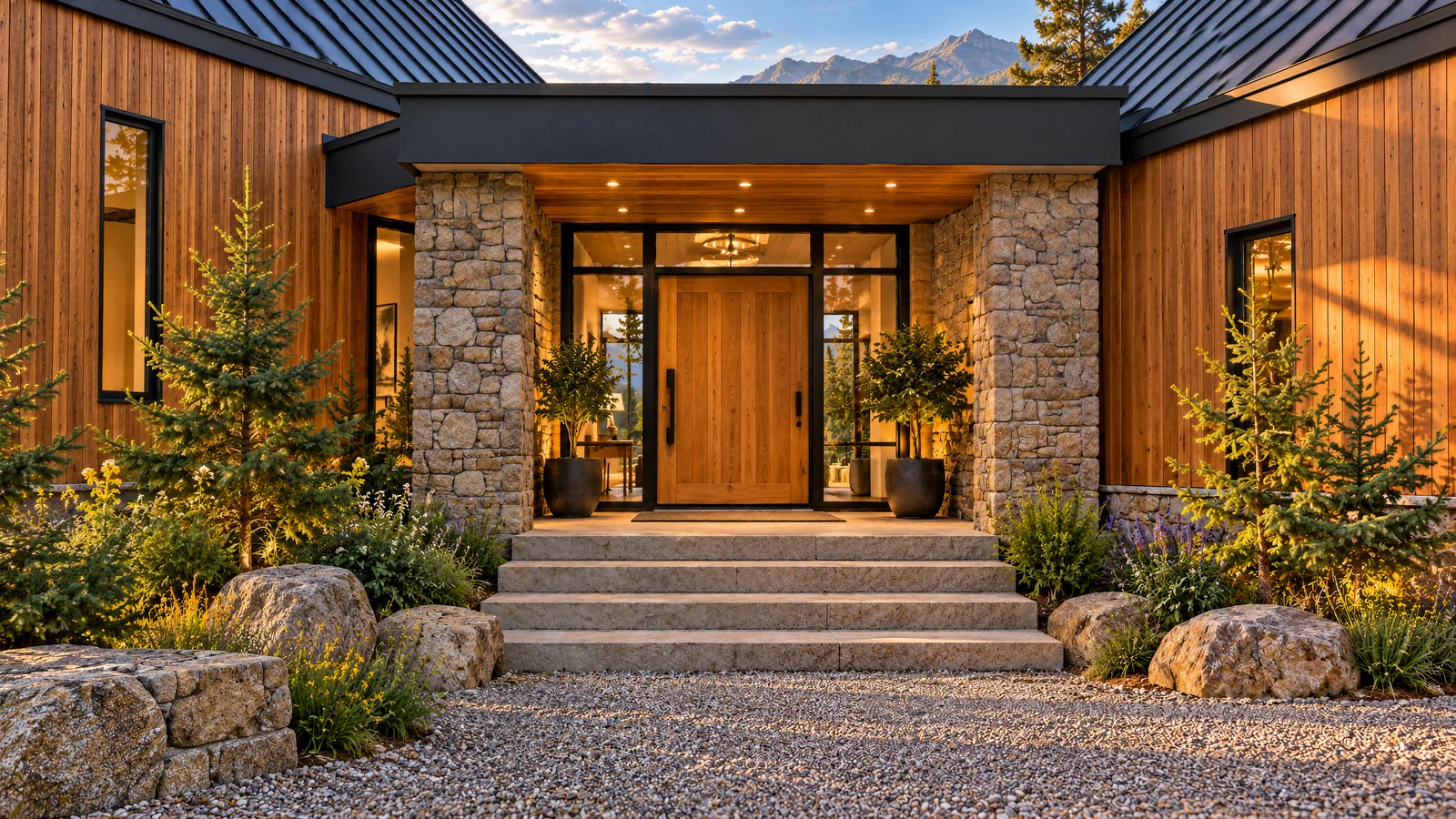 The entry